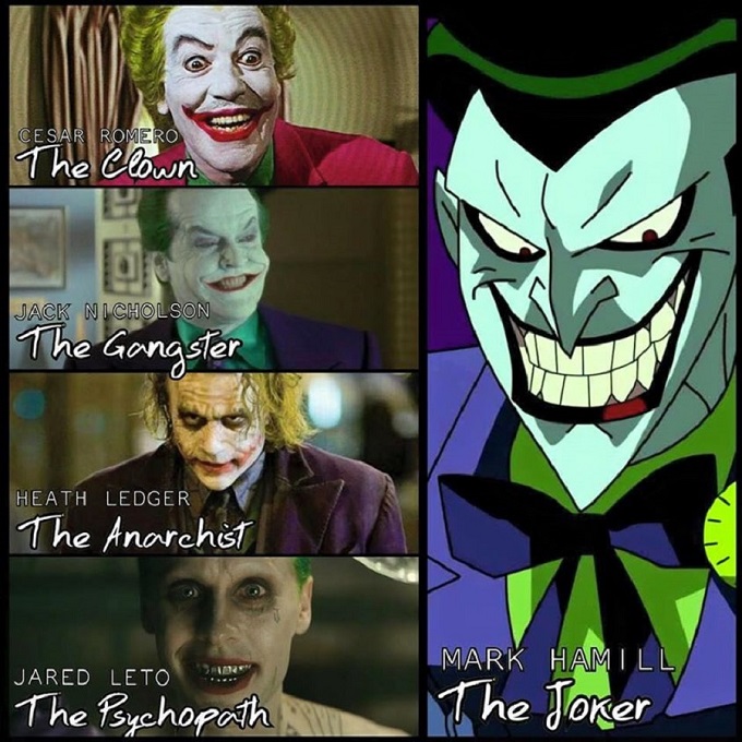 meme showing that Mark Hamill voice acting the Joker is now the trendsetter