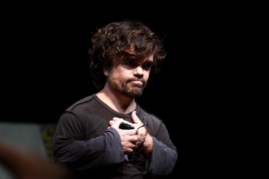 actor peter dinklage from game of thrones on stage